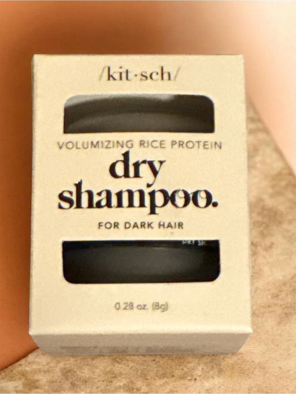 Kitsch Dry Shampoo for Dark Hair — Black & Cream Packaging